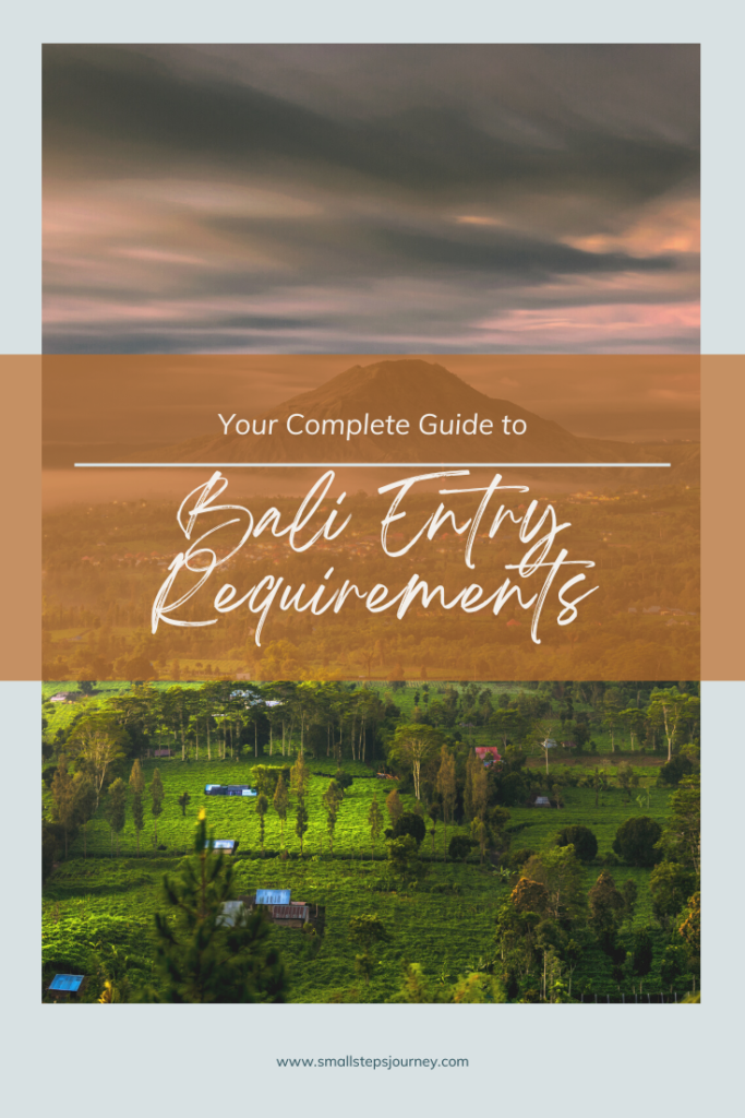 travelling to bali entry requirements